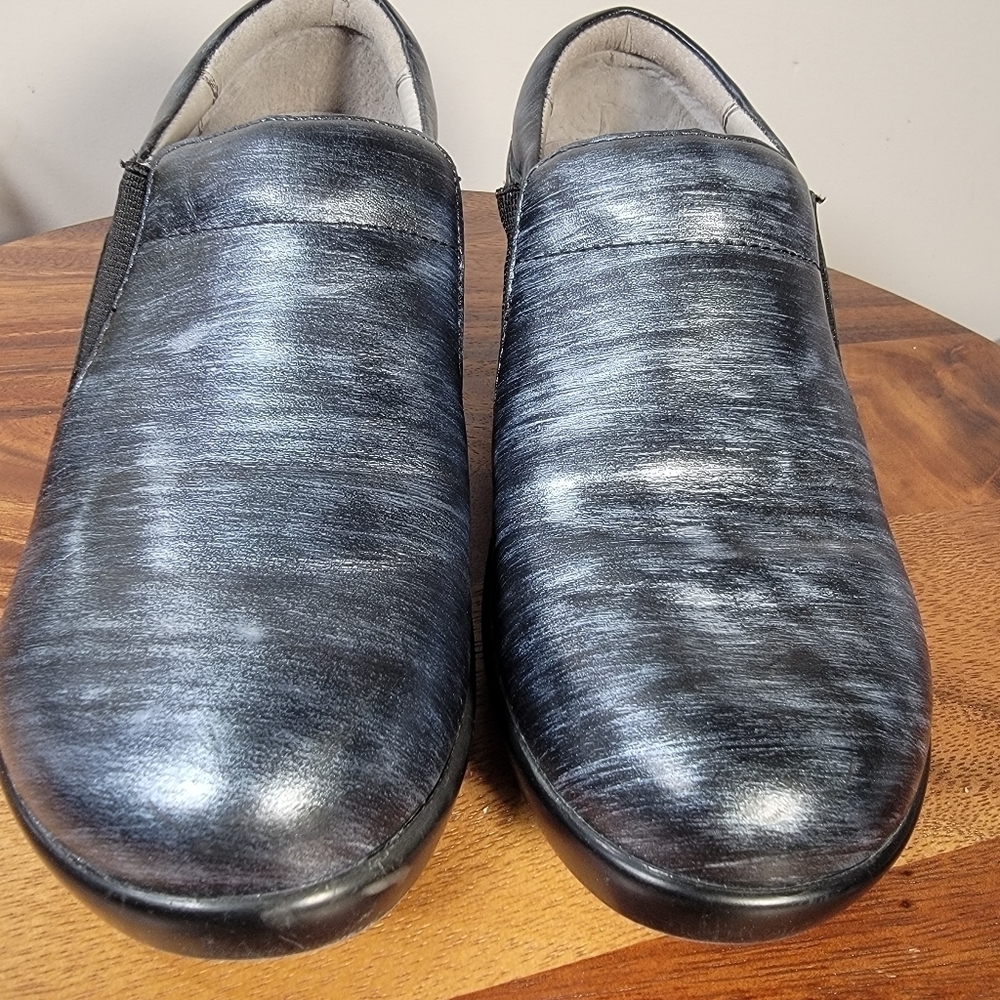 Alegria Eryn Women's Slip-On Shoes - Black Blue Clogs Size 36 - Picture 7 of 16